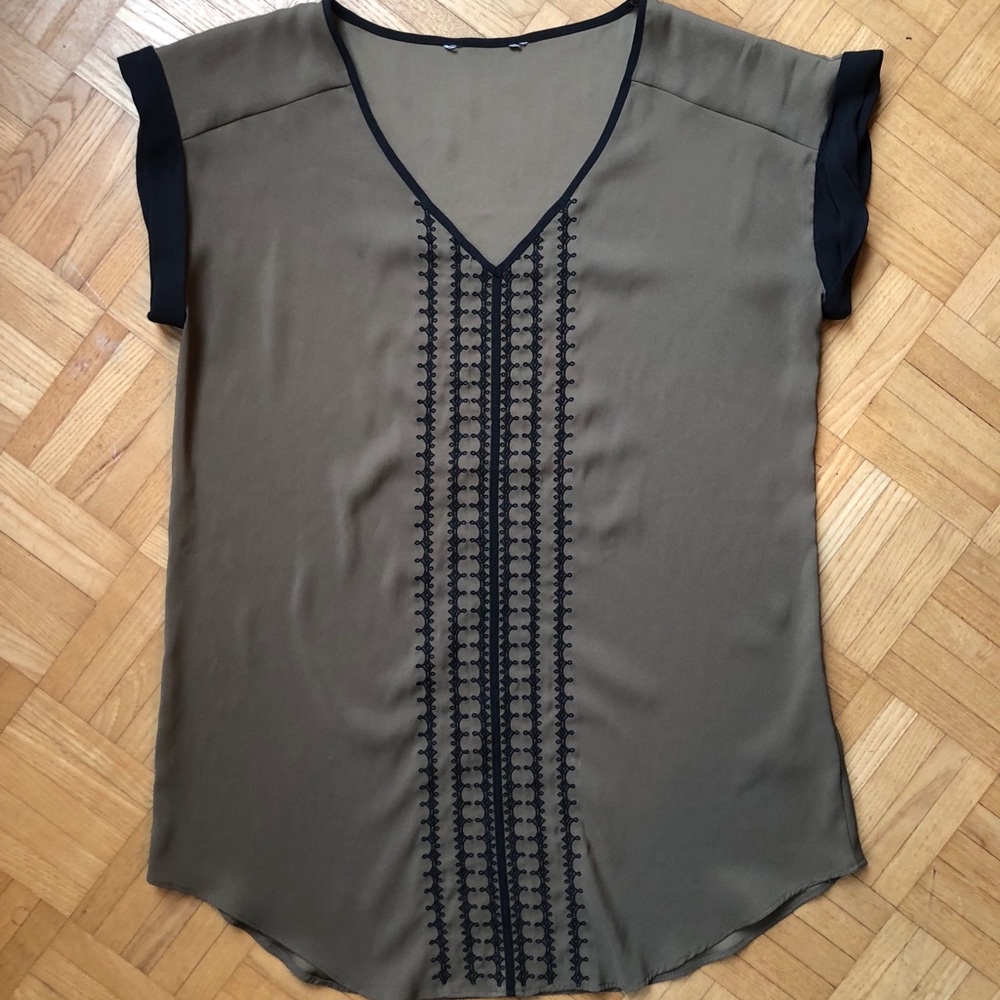 Express Chiffon V-Neck